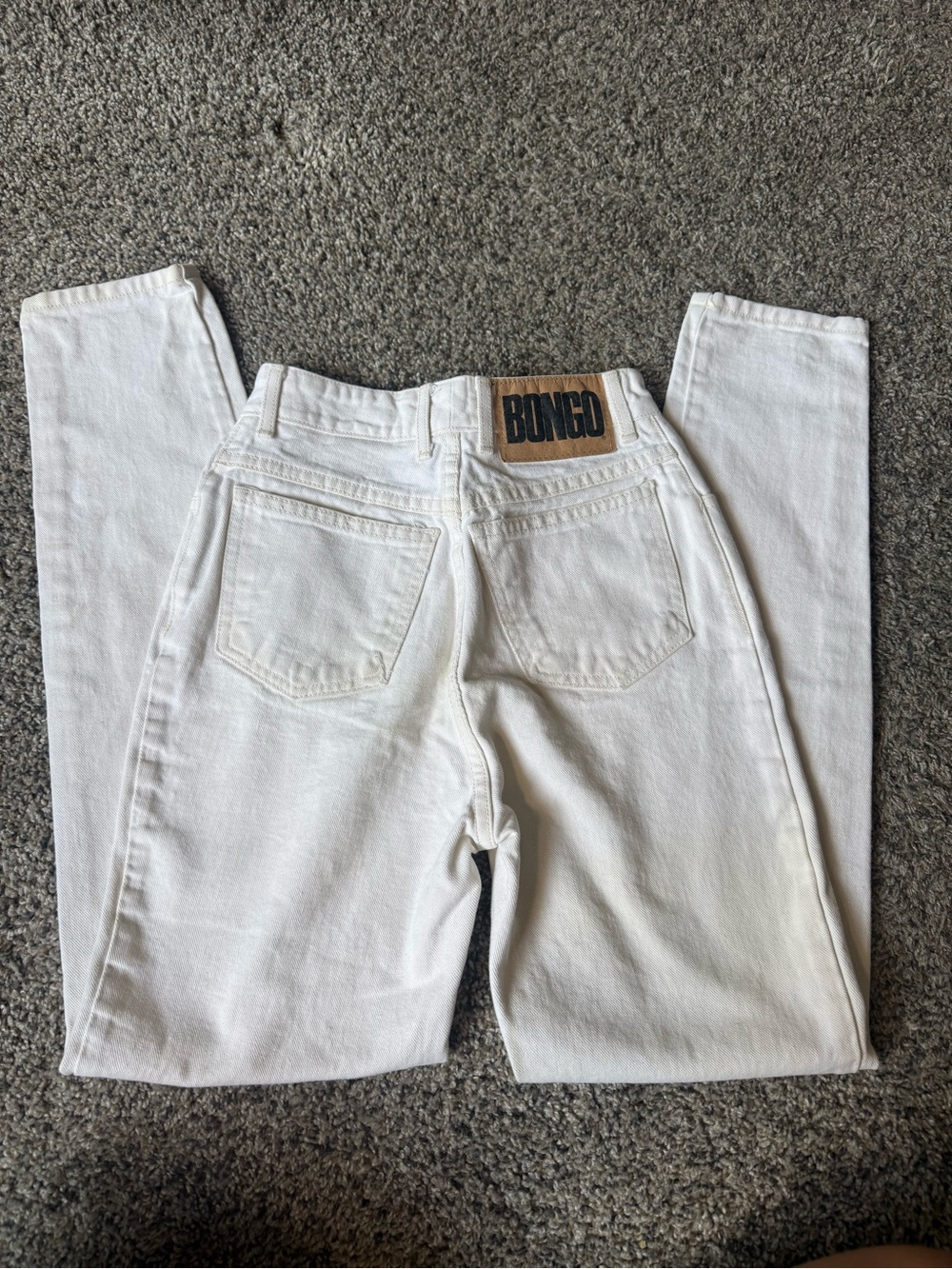 Vintage 80’s BONGO White Jeans Size 3